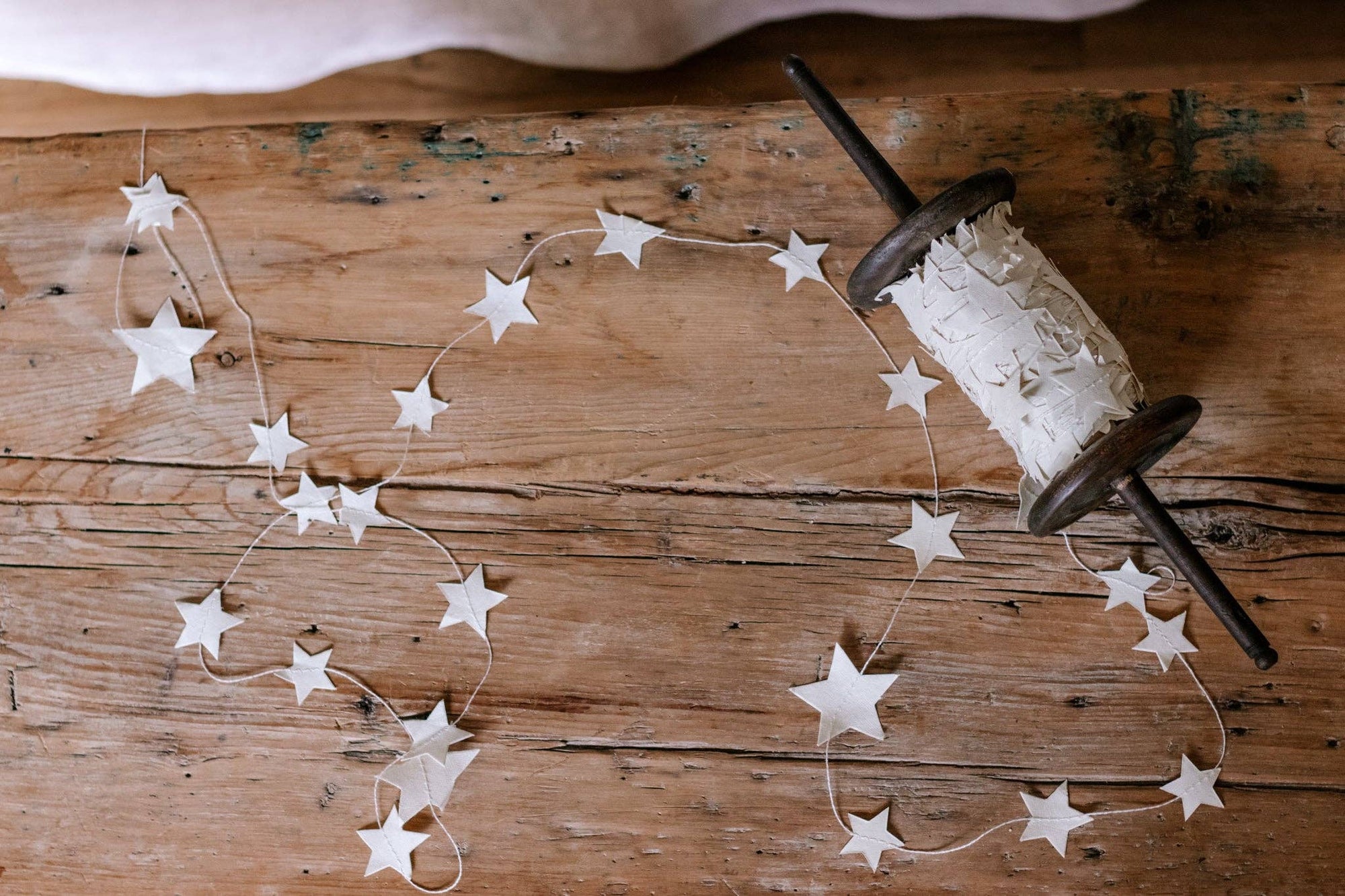 Beige Star Garland