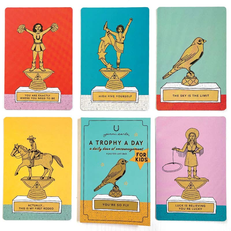 A Trophy a Day | Kids Pep Talk Deck