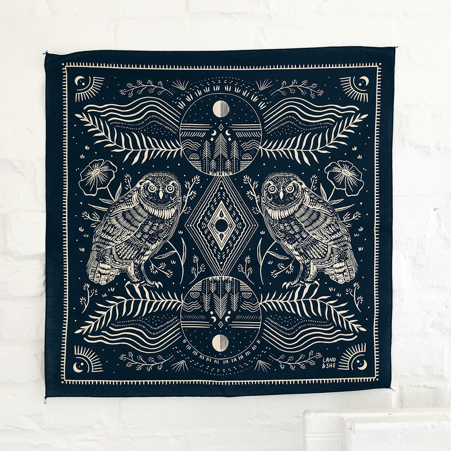 Two Owls | Bandana