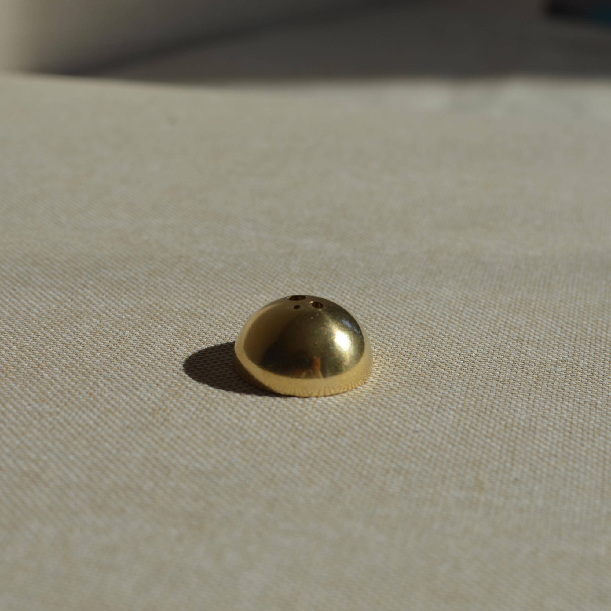 Brass Hemisphere Incense Holder