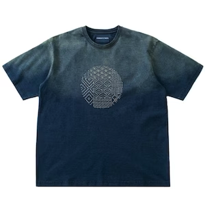 Indigo Sashiko Tee