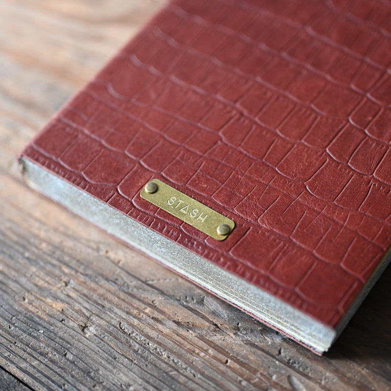 Maker&#39;s Journal | Luxe Cognac Croc