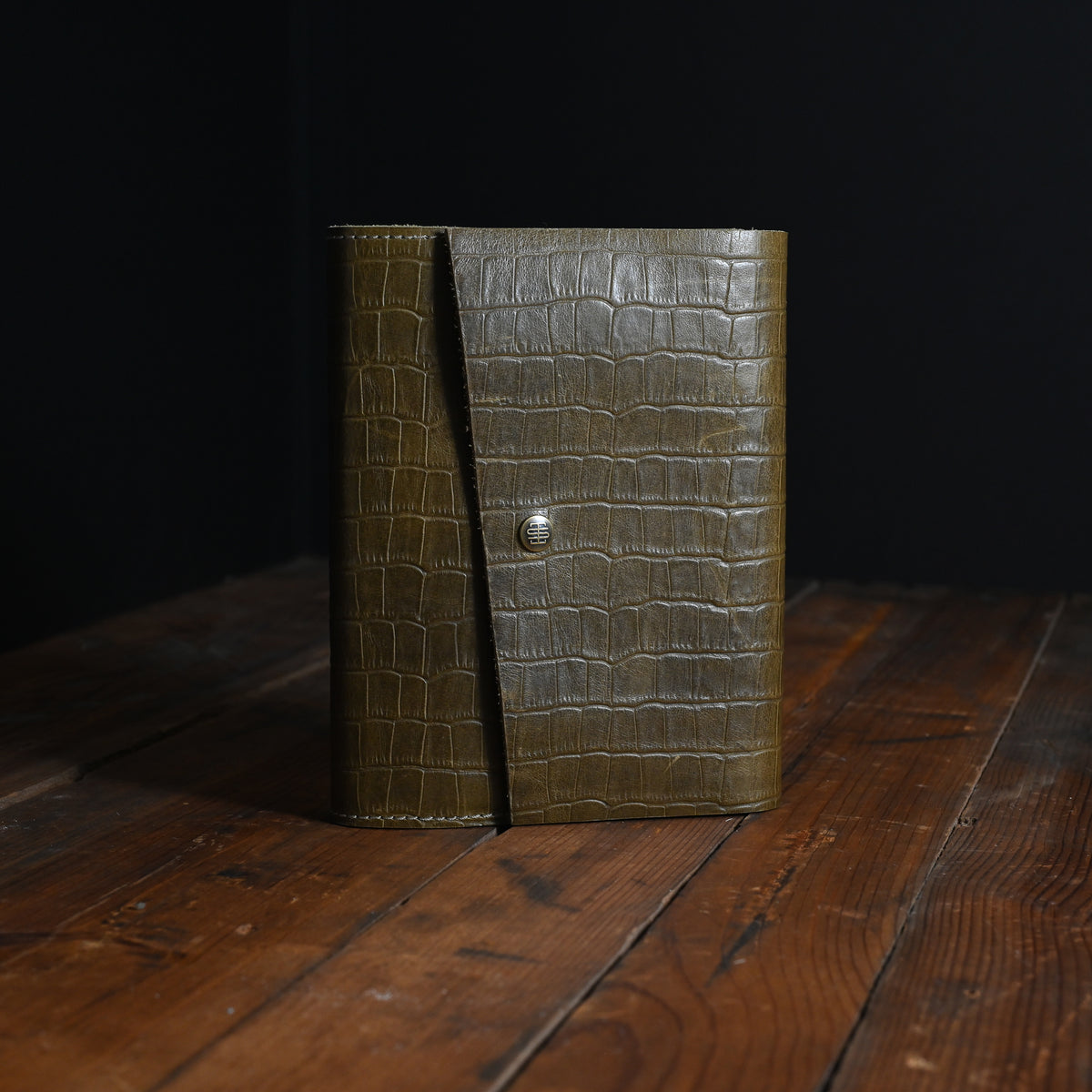 Artisan Journal SB | Luxe Olive Croc