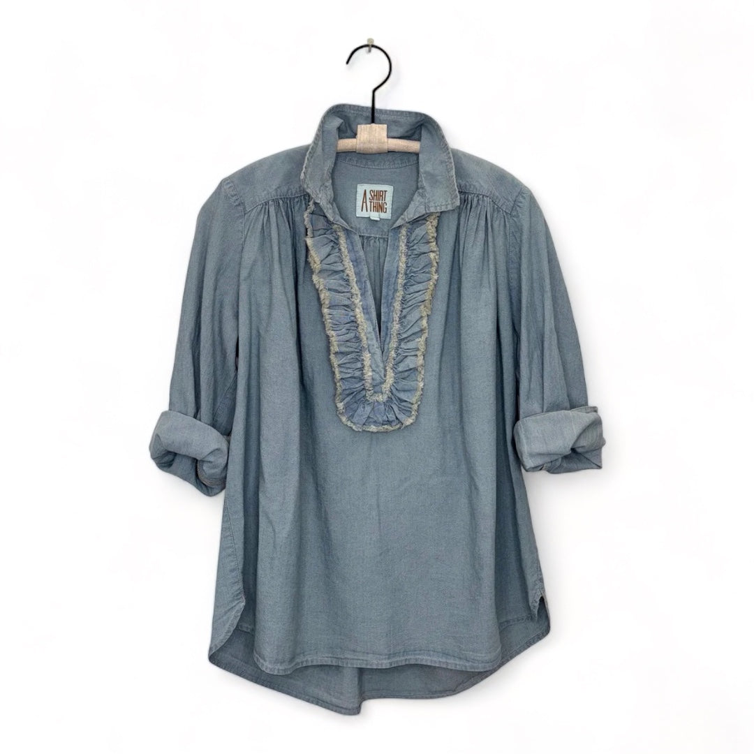 A Shirt Thing | Celine Light Denim L