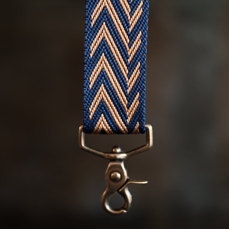 York Strap | Checkmark Navy/Flat Gold