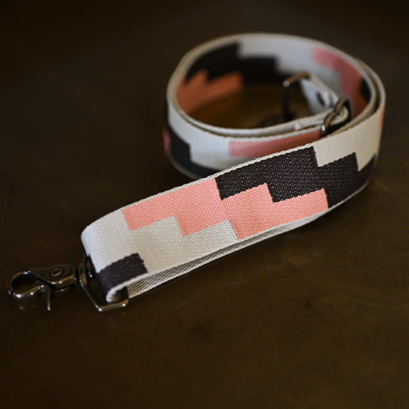 York Strap | Stairstep Brown/Coral/Khaki