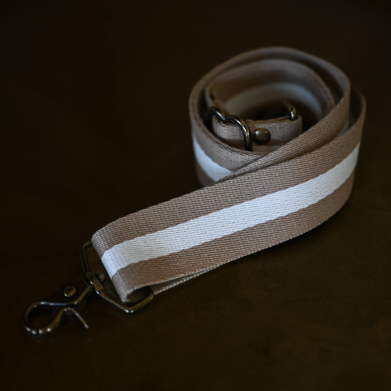 York Strap | Stripe Beige/White