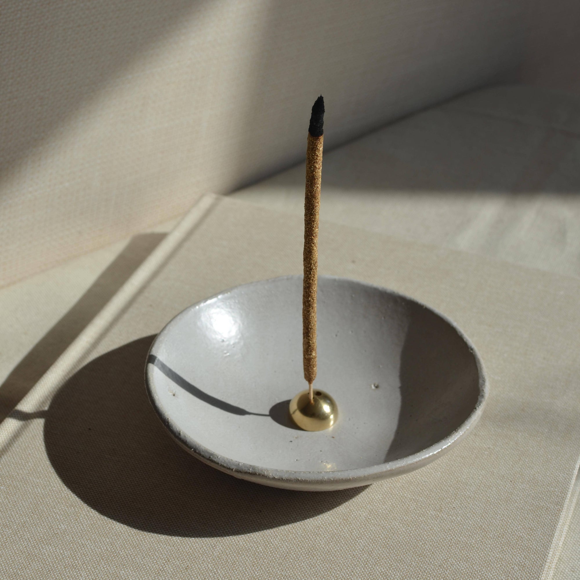 Hemisphere Incense Holder | Brass