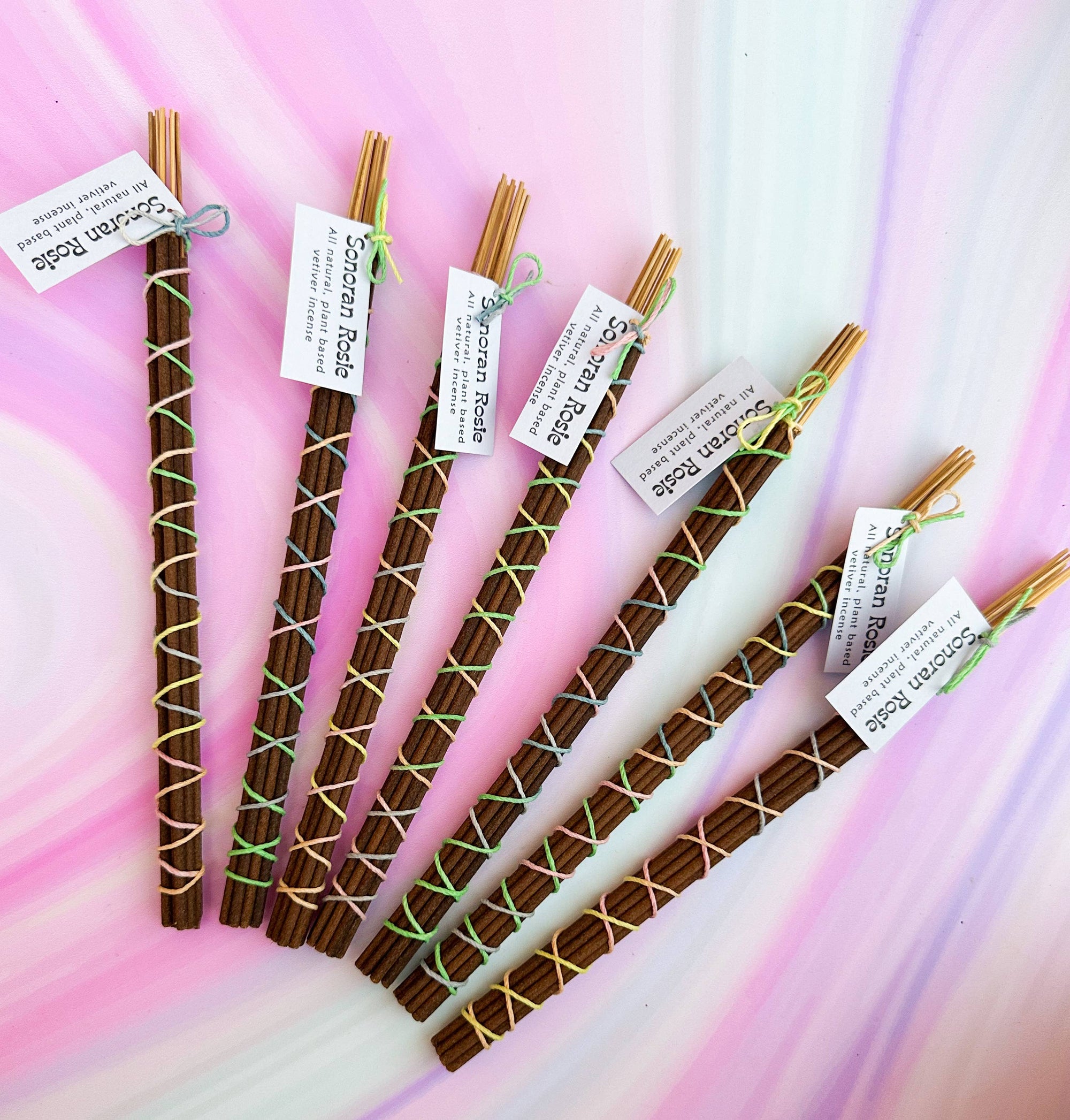 Natural Vetiver Essential Oil Incense Sticks