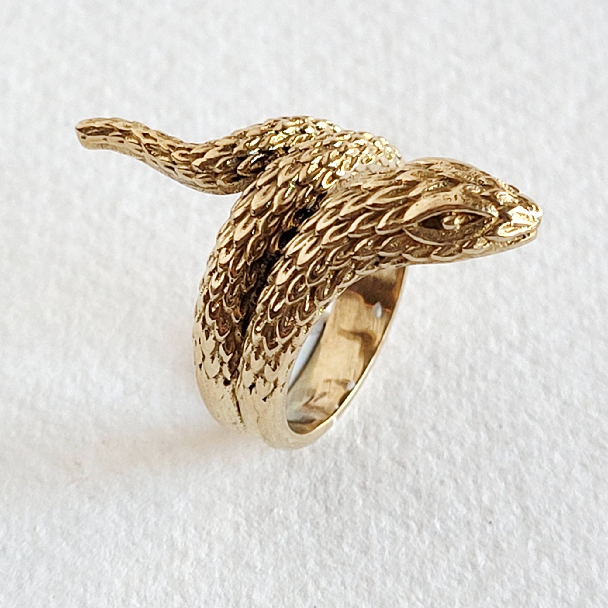 Brass Serpent Ring