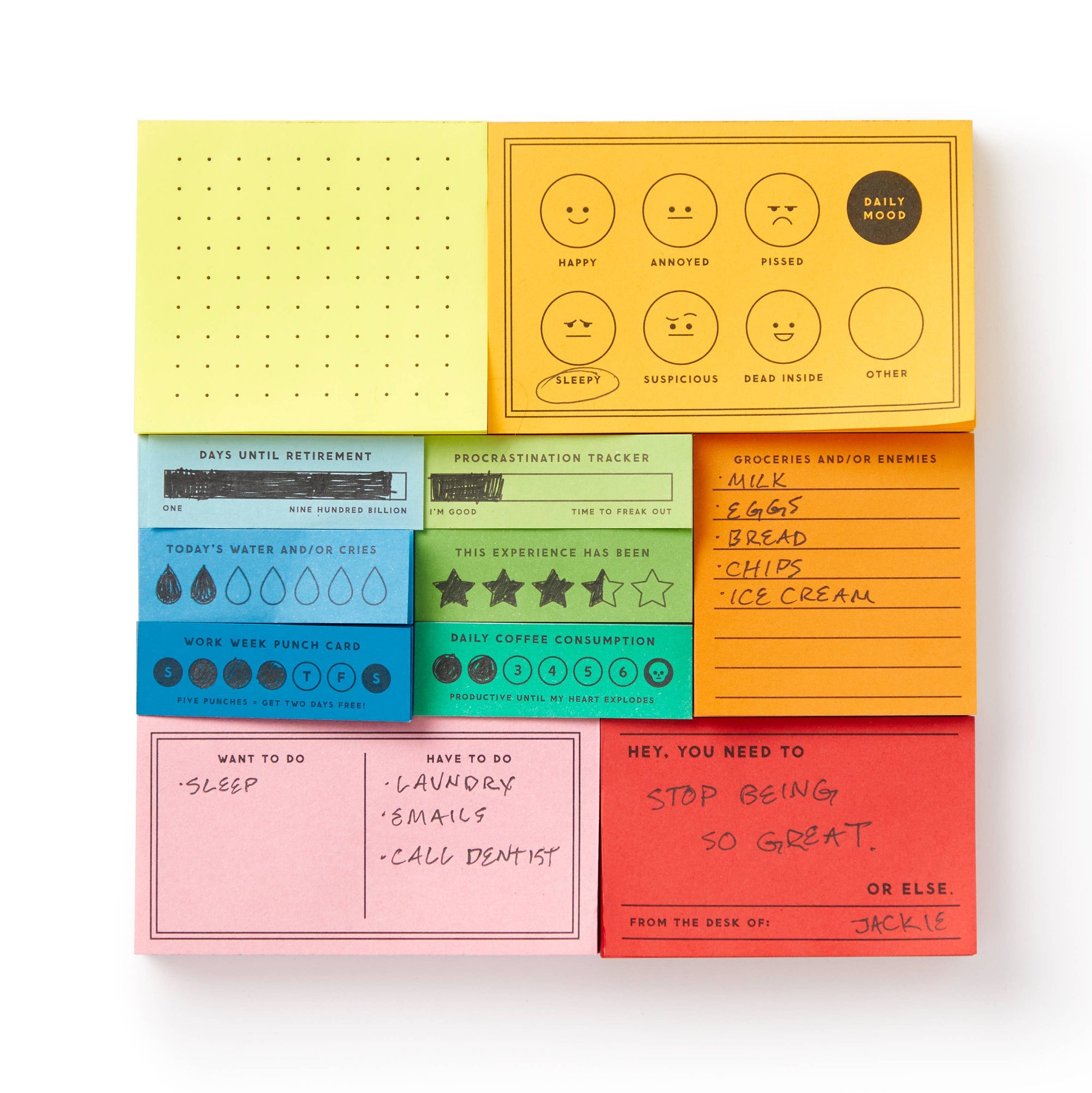 I've Got A Few Notes | Tear-off Notepad Set