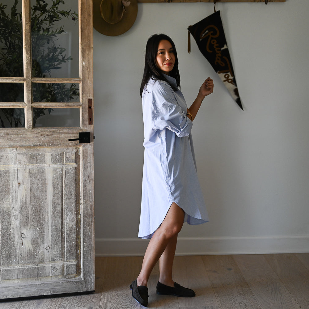 Phoebe Mini Dress | Chambray