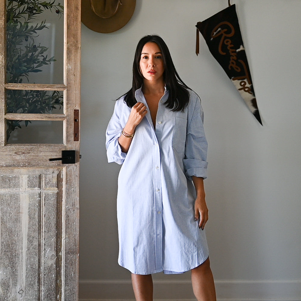 Phoebe Mini Dress | Chambray