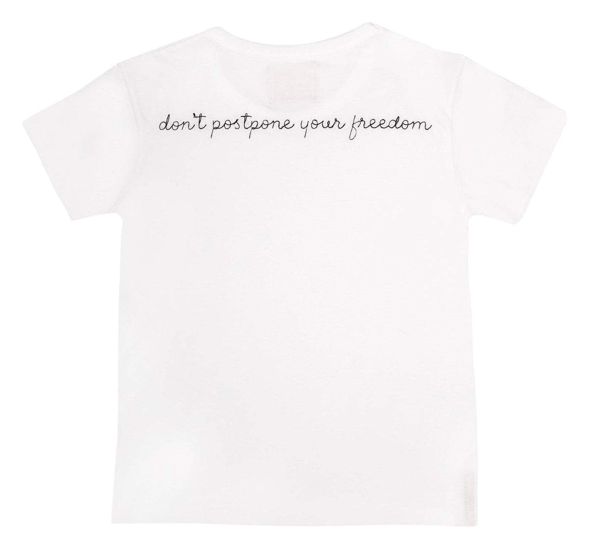 Don&#39;t Postpone Your Freedom Baby Girl Tee