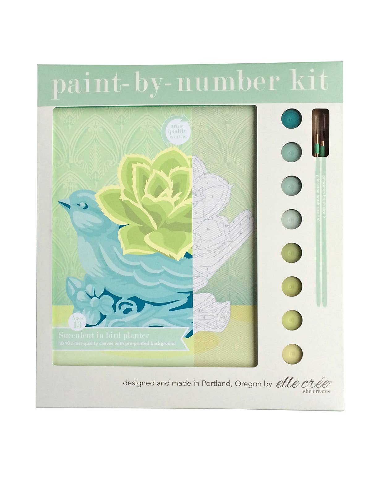 Paint by Numbers Kit Birds & Flowers