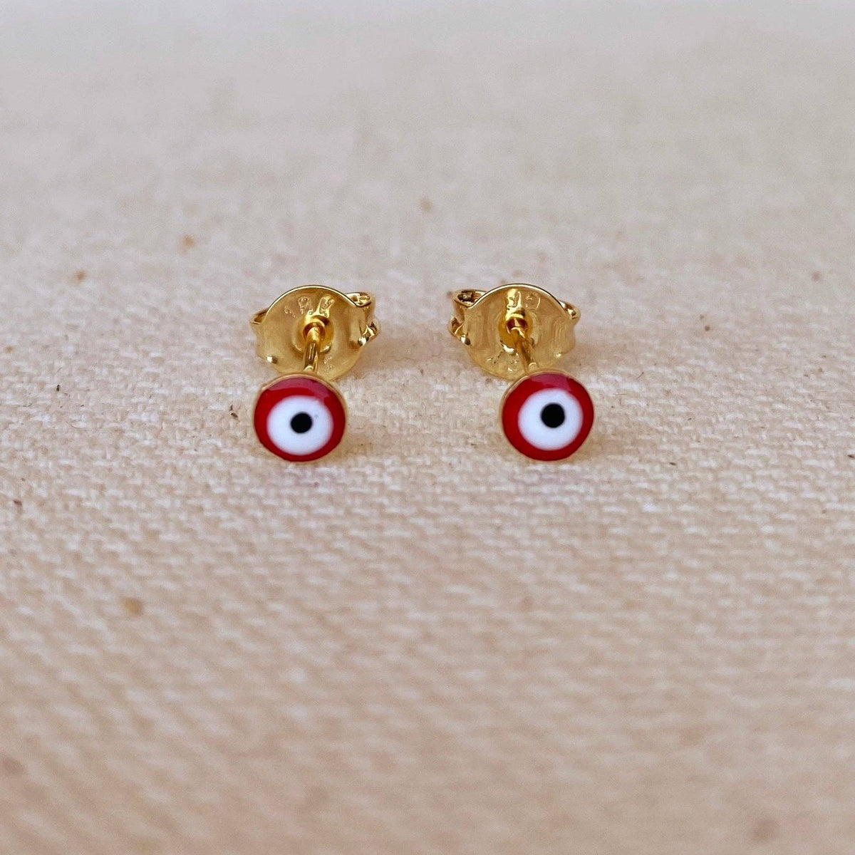 Evil Eye Studs | Red