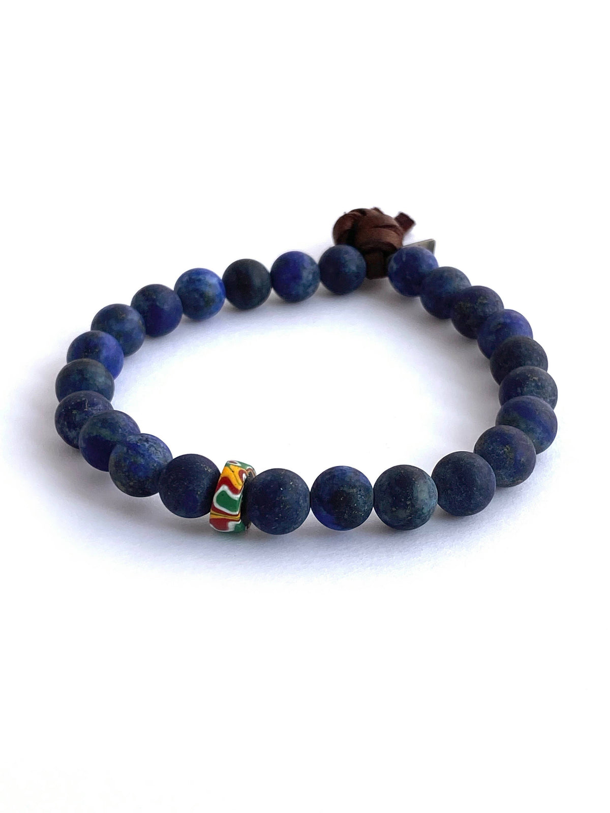 Lapis Men&#39;s Stretch Bracelet