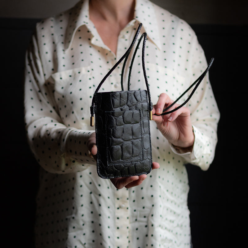 Sidekick | Black Croc