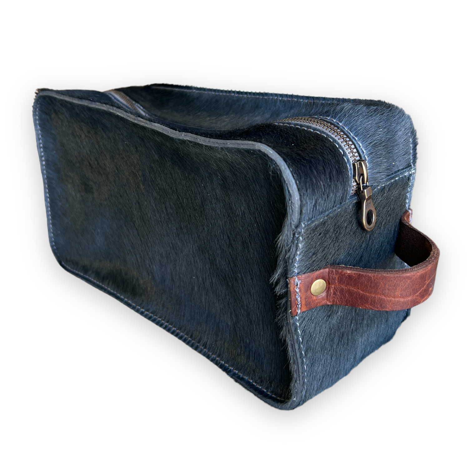 Dopp Kit | Pewter HH + Walnut Bison