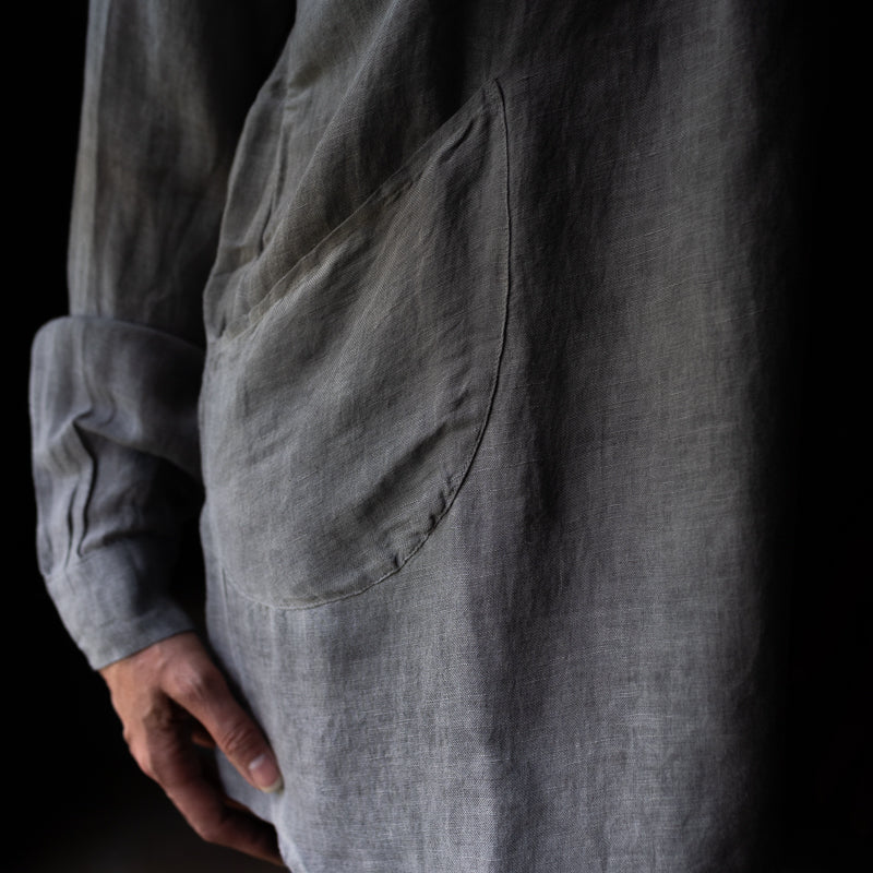 Linen Artist Top | Grey