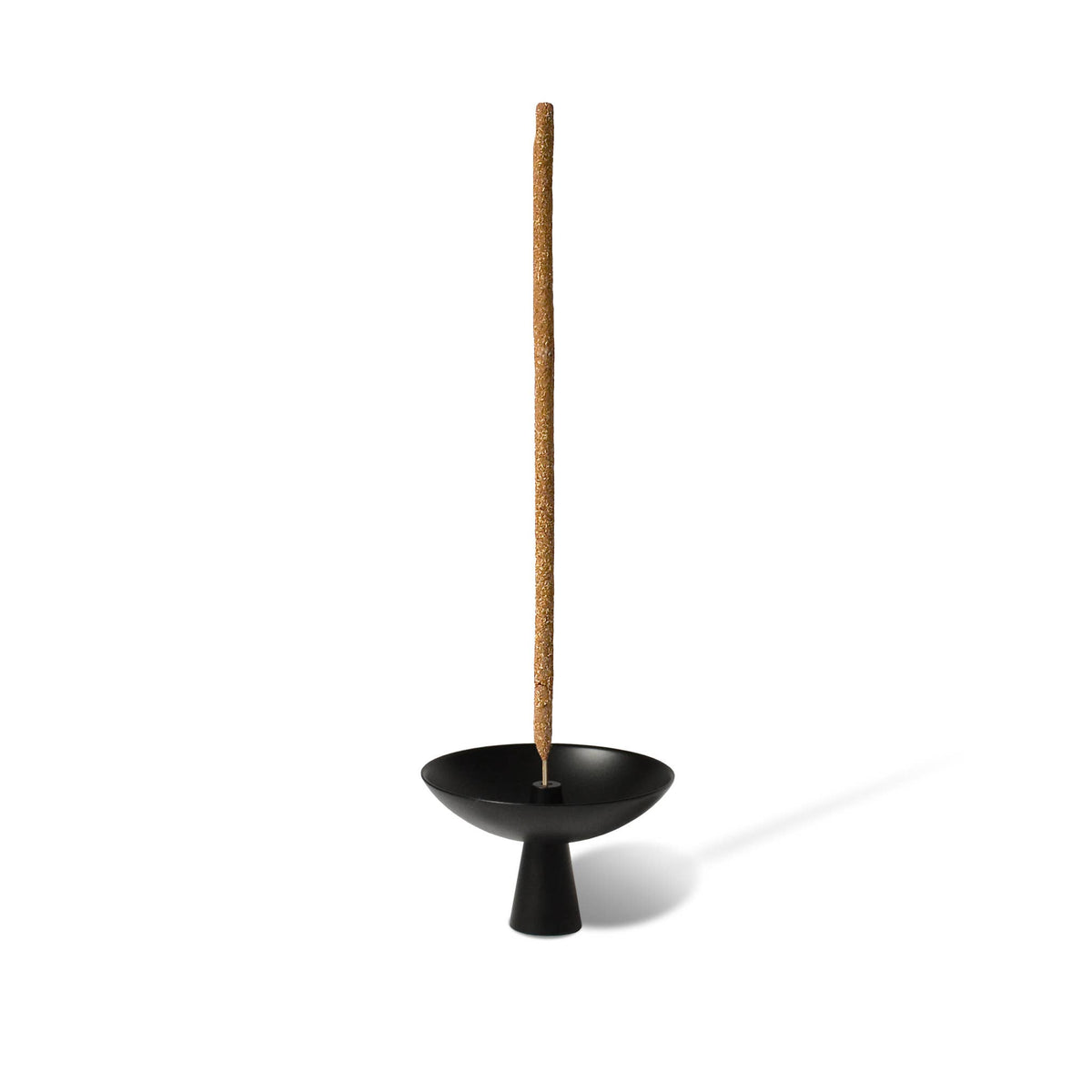 Black Incense Holder with Ash Catcher