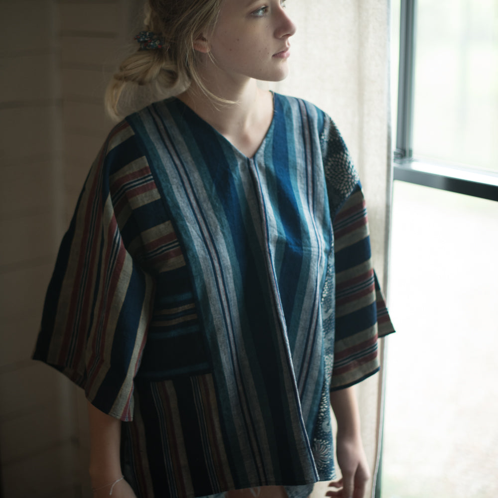 BORO Kimono Top