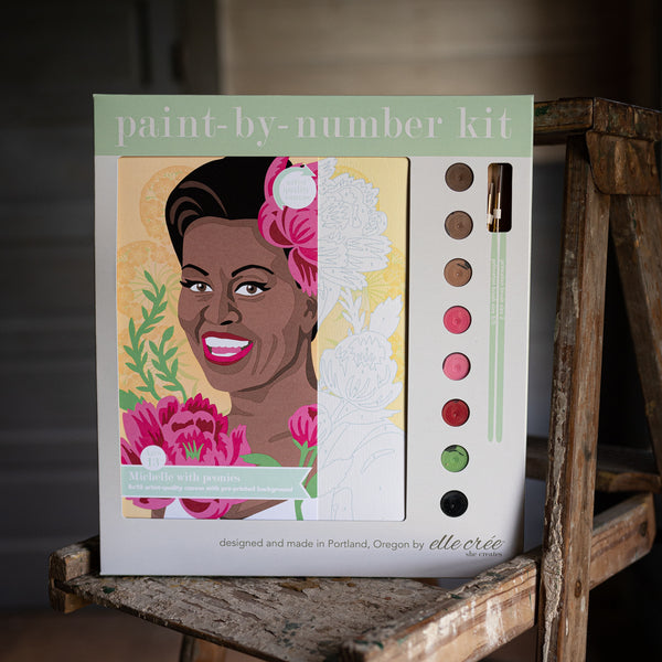 Michelle with Peonies Paint by Numbers Kit – Crafty Wonderland