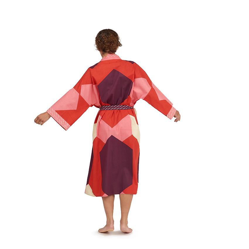 Sky Red Kimono